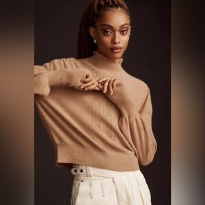 Anthropologie The Cashmere Collection Brown Women's Sweater small